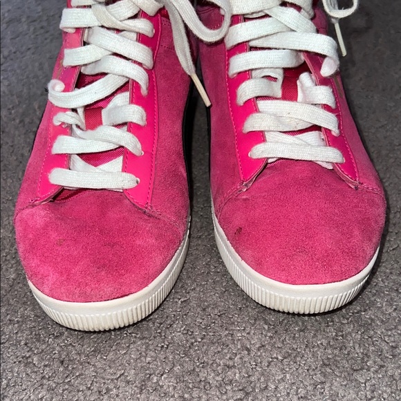 Pink Puma High-Top Sneakers - Picture 6 of 7